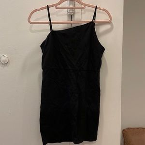 Black mini dress, size M (but fits like S)